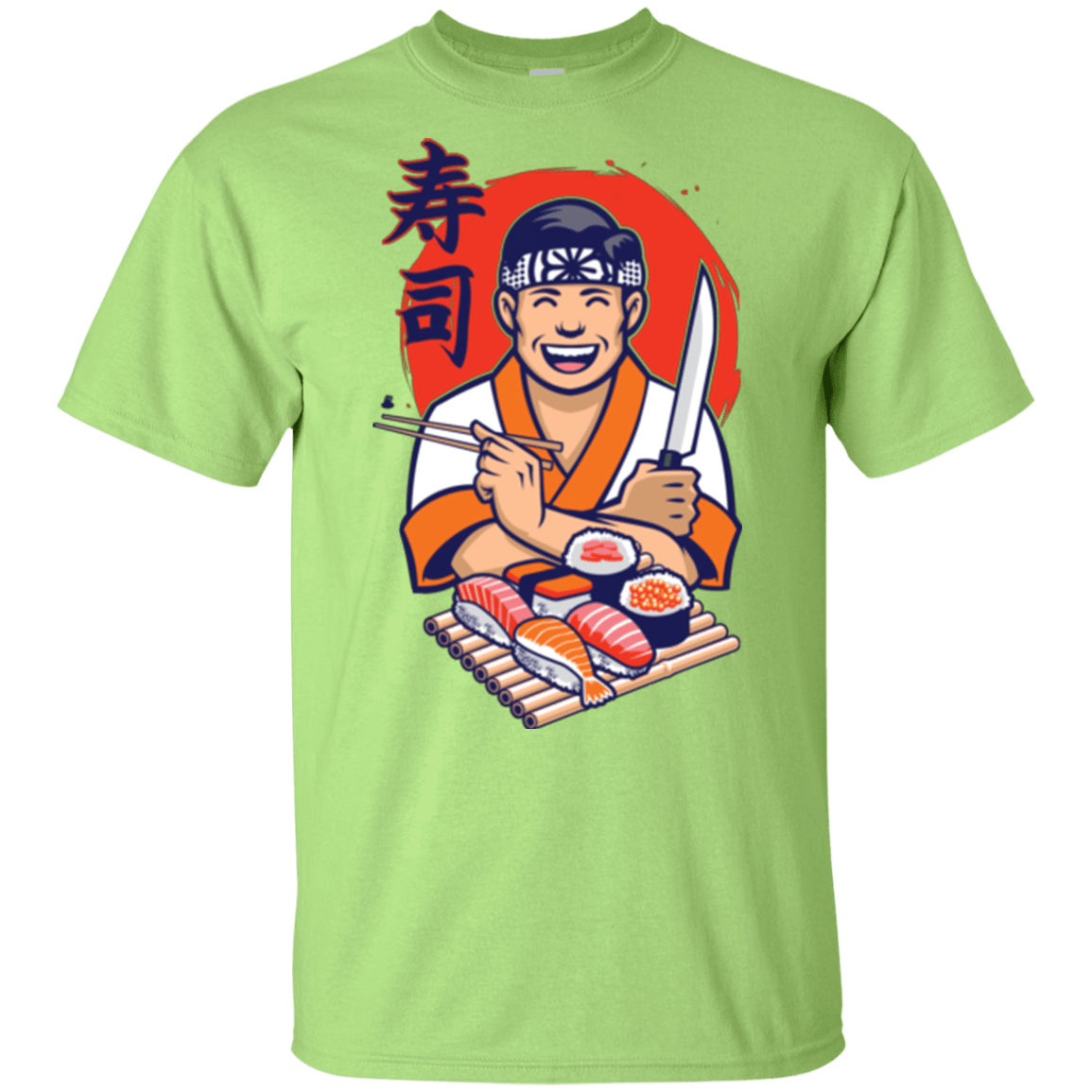 T-Shirts Mint Green / YXS DANIEL SAN SUSHI Youth T-Shirt