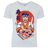 T-Shirts Heather White / YXS DANIEL SAN SUSHI Youth Triblend T-Shirt