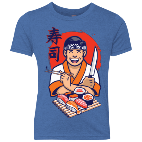 T-Shirts Vintage Royal / YXS DANIEL SAN SUSHI Youth Triblend T-Shirt