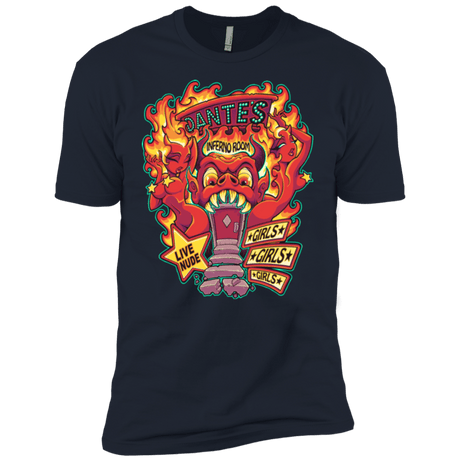 T-Shirts Midnight Navy / YXS Dantes Inferno Room Boys Premium T-Shirt