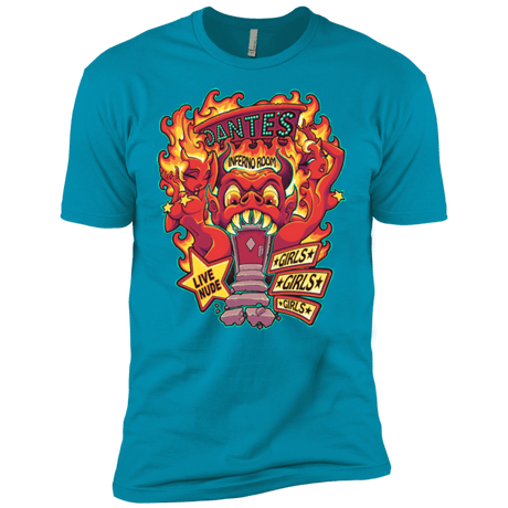 T-Shirts Turquoise / YXS Dantes Inferno Room Boys Premium T-Shirt