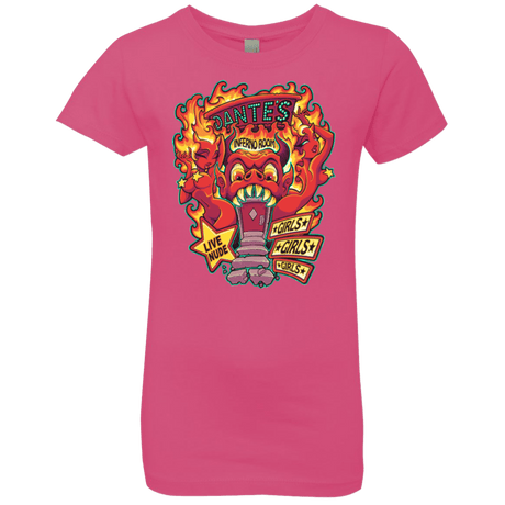 T-Shirts Hot Pink / YXS Dantes Inferno Room Girls Premium T-Shirt