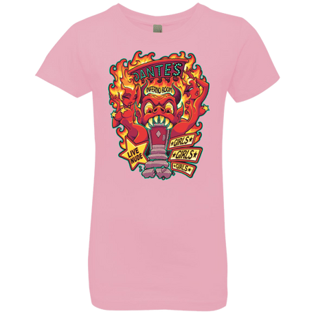 T-Shirts Light Pink / YXS Dantes Inferno Room Girls Premium T-Shirt