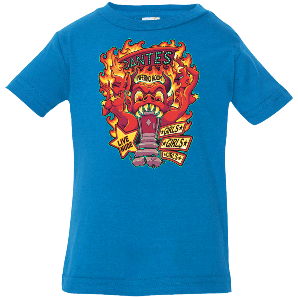 T-Shirts Cobalt / 6 Months Dantes Inferno Room Infant PremiumT-Shirt
