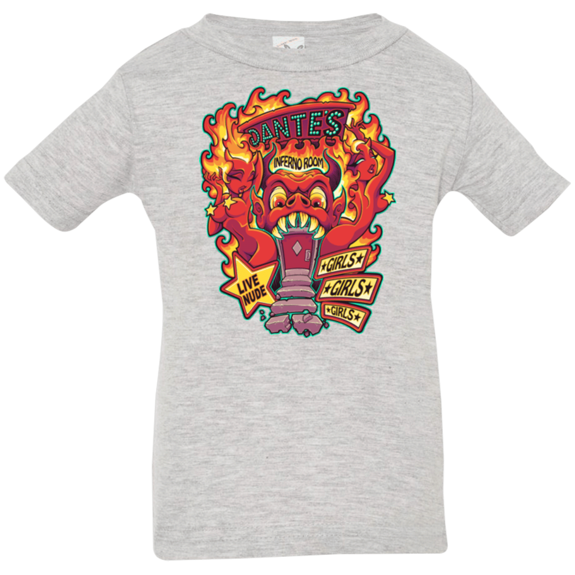 T-Shirts Heather / 6 Months Dantes Inferno Room Infant PremiumT-Shirt