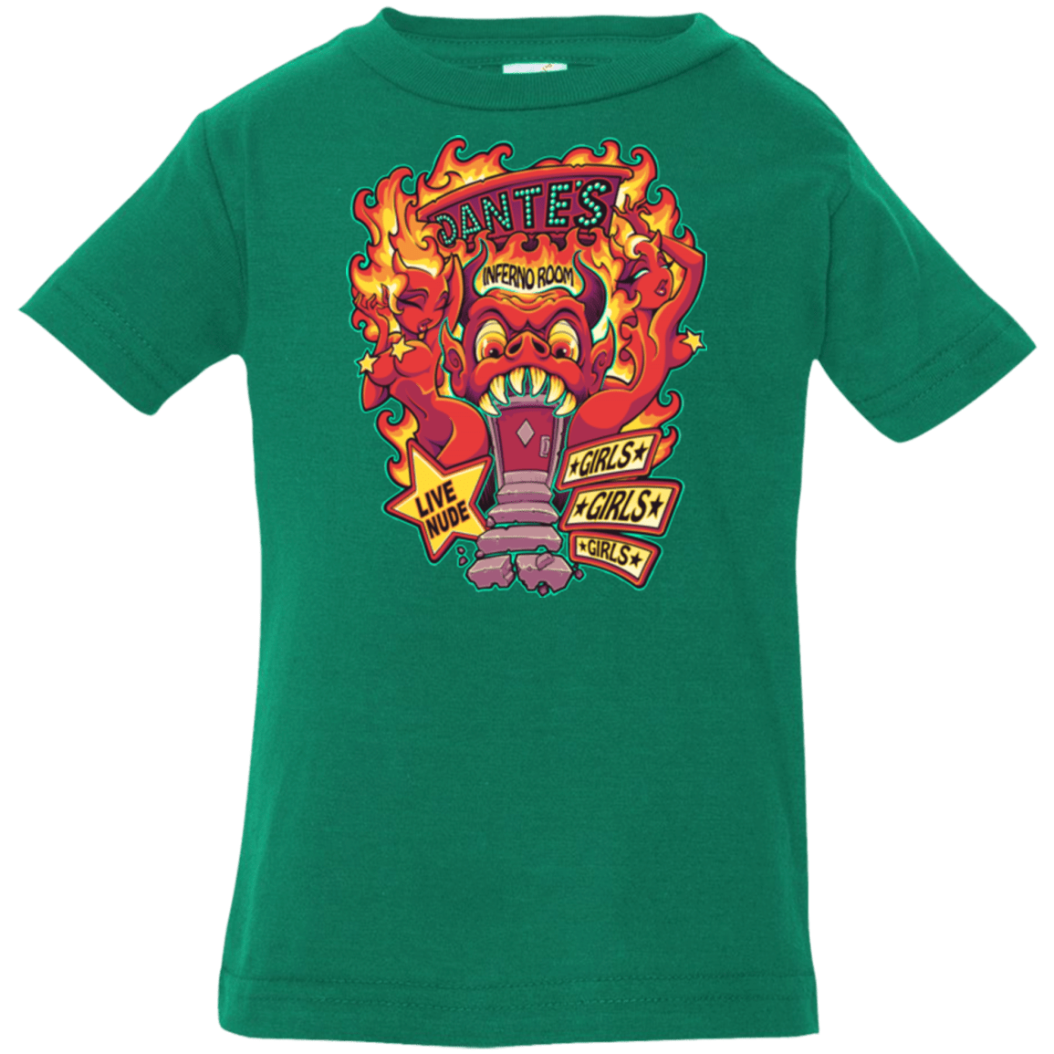 T-Shirts Kelly / 6 Months Dantes Inferno Room Infant PremiumT-Shirt