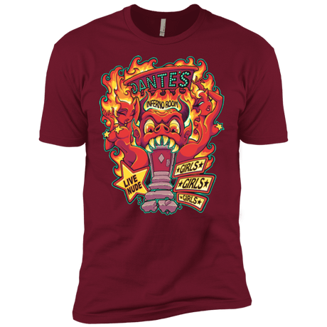 T-Shirts Cardinal / X-Small Dantes Inferno Room Men's Premium T-Shirt