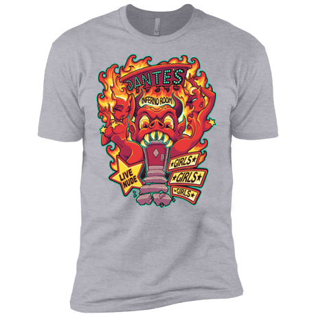 T-Shirts Heather Grey / X-Small Dantes Inferno Room Men's Premium T-Shirt