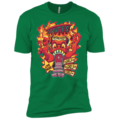 T-Shirts Kelly Green / X-Small Dantes Inferno Room Men's Premium T-Shirt