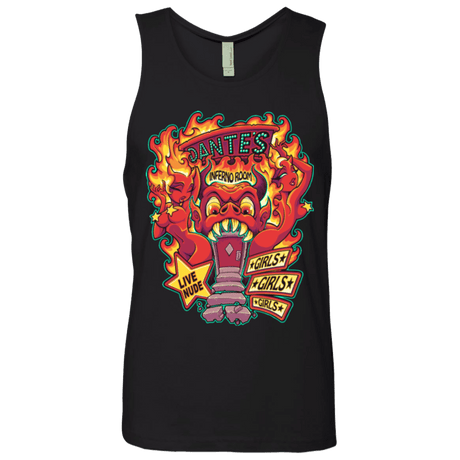 T-Shirts Black / Small Dantes Inferno Room Men's Premium Tank Top
