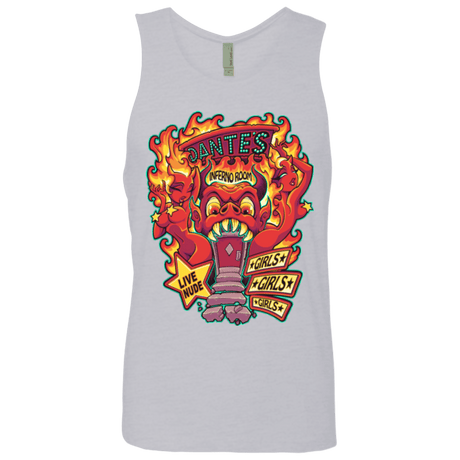 T-Shirts Heather Grey / Small Dantes Inferno Room Men's Premium Tank Top