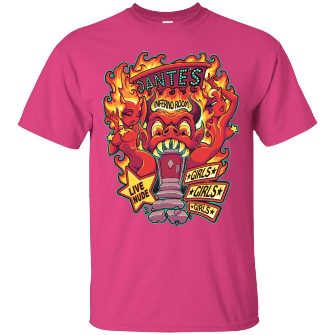 T-Shirts Heliconia / Small Dantes Inferno Room T-Shirt