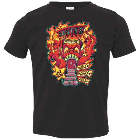 T-Shirts Black / 2T Dantes Inferno Room Toddler Premium T-Shirt