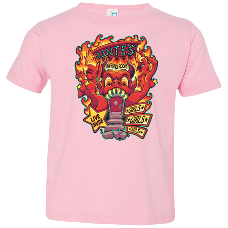 T-Shirts Pink / 2T Dantes Inferno Room Toddler Premium T-Shirt