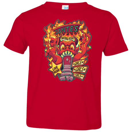 T-Shirts Red / 2T Dantes Inferno Room Toddler Premium T-Shirt
