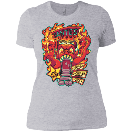 T-Shirts Heather Grey / X-Small Dantes Inferno Room Women's Premium T-Shirt