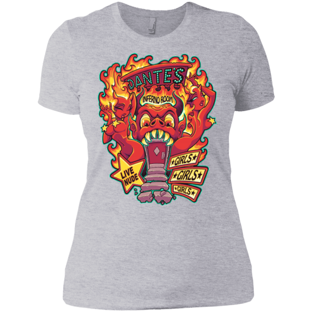T-Shirts Heather Grey / X-Small Dantes Inferno Room Women's Premium T-Shirt