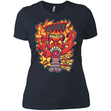 T-Shirts Indigo / X-Small Dantes Inferno Room Women's Premium T-Shirt