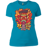T-Shirts Turquoise / X-Small Dantes Inferno Room Women's Premium T-Shirt