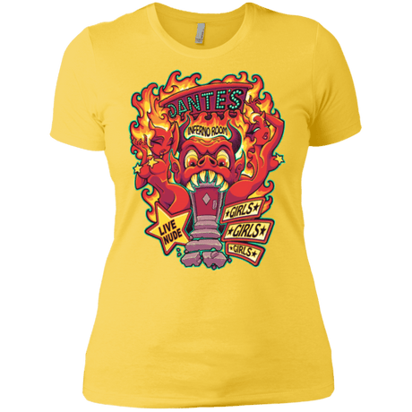 T-Shirts Vibrant Yellow / X-Small Dantes Inferno Room Women's Premium T-Shirt