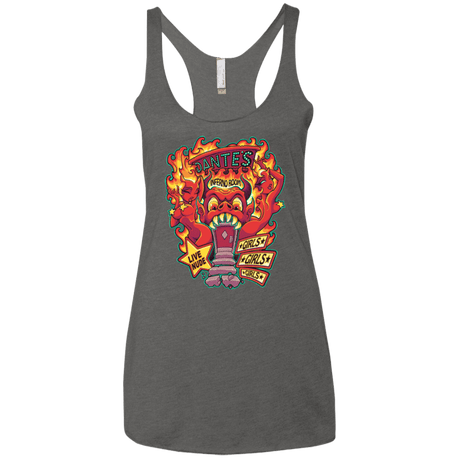T-Shirts Premium Heather / X-Small Dantes Inferno Room Women's Triblend Racerback Tank