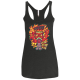 T-Shirts Vintage Black / X-Small Dantes Inferno Room Women's Triblend Racerback Tank