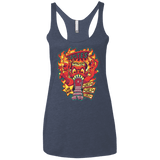 T-Shirts Vintage Navy / X-Small Dantes Inferno Room Women's Triblend Racerback Tank