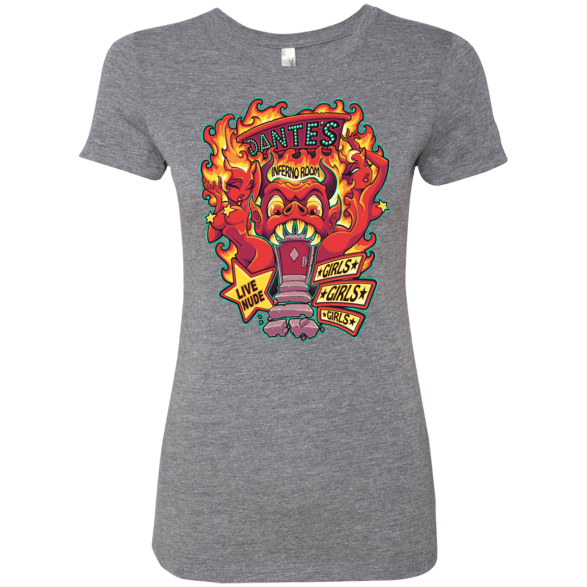 T-Shirts Premium Heather / Small Dantes Inferno Room Women's Triblend T-Shirt