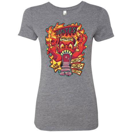 T-Shirts Premium Heather / Small Dantes Inferno Room Women's Triblend T-Shirt