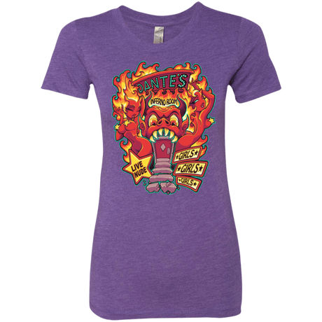 T-Shirts Purple Rush / Small Dantes Inferno Room Women's Triblend T-Shirt