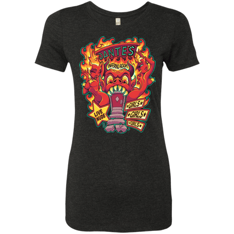T-Shirts Vintage Black / Small Dantes Inferno Room Women's Triblend T-Shirt
