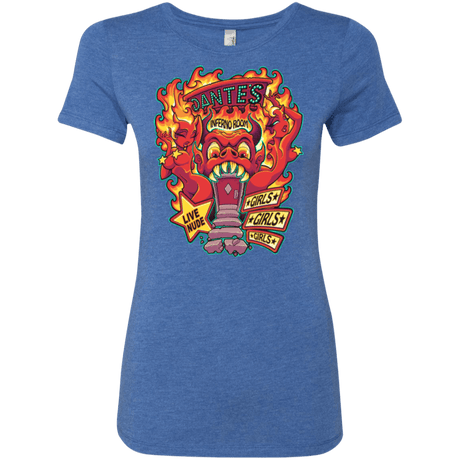T-Shirts Vintage Royal / Small Dantes Inferno Room Women's Triblend T-Shirt