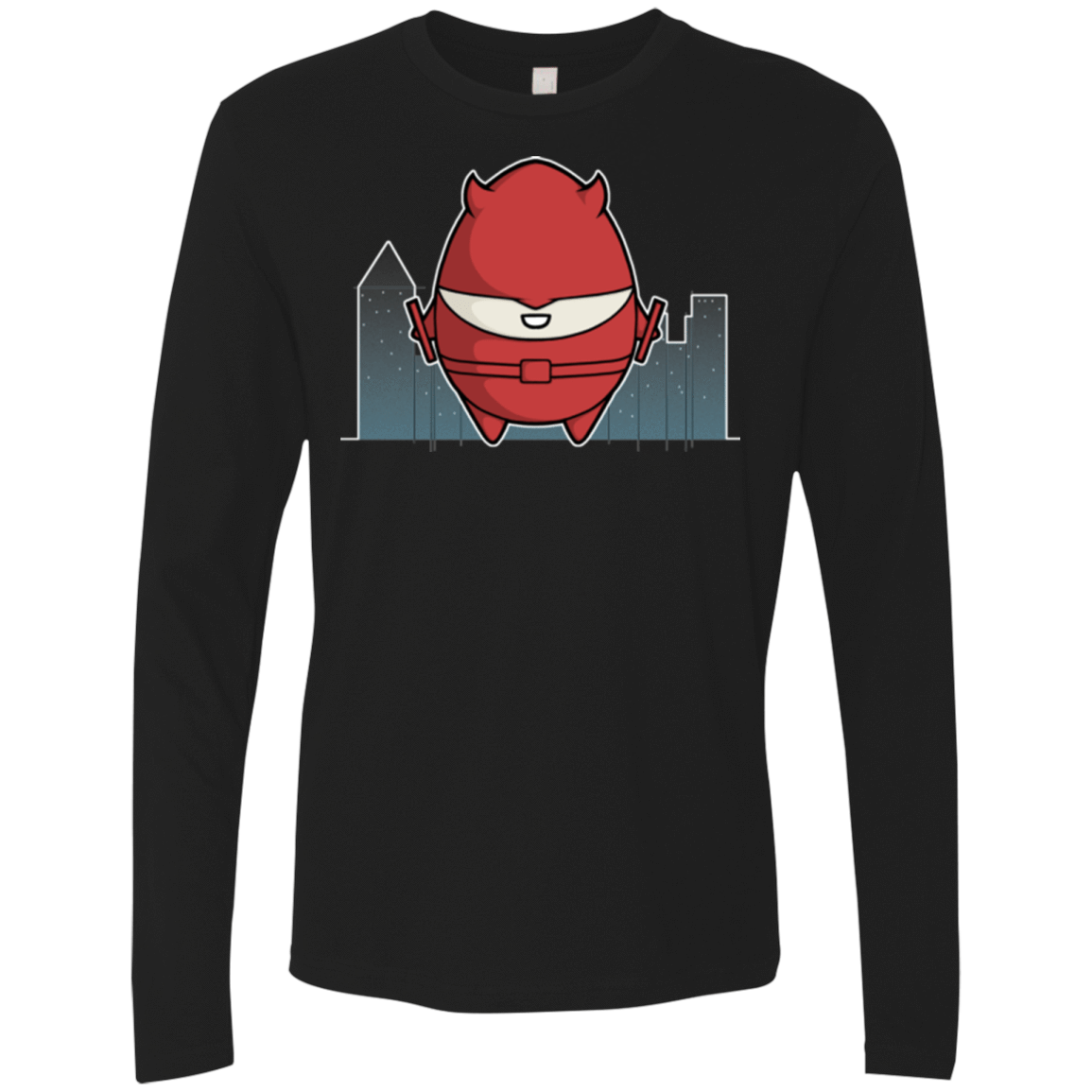 T-Shirts Black / Small Dare Devilled Egg Men's Premium Long Sleeve