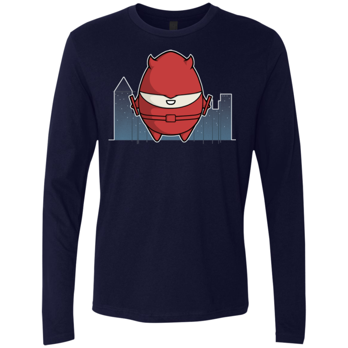 T-Shirts Midnight Navy / Small Dare Devilled Egg Men's Premium Long Sleeve