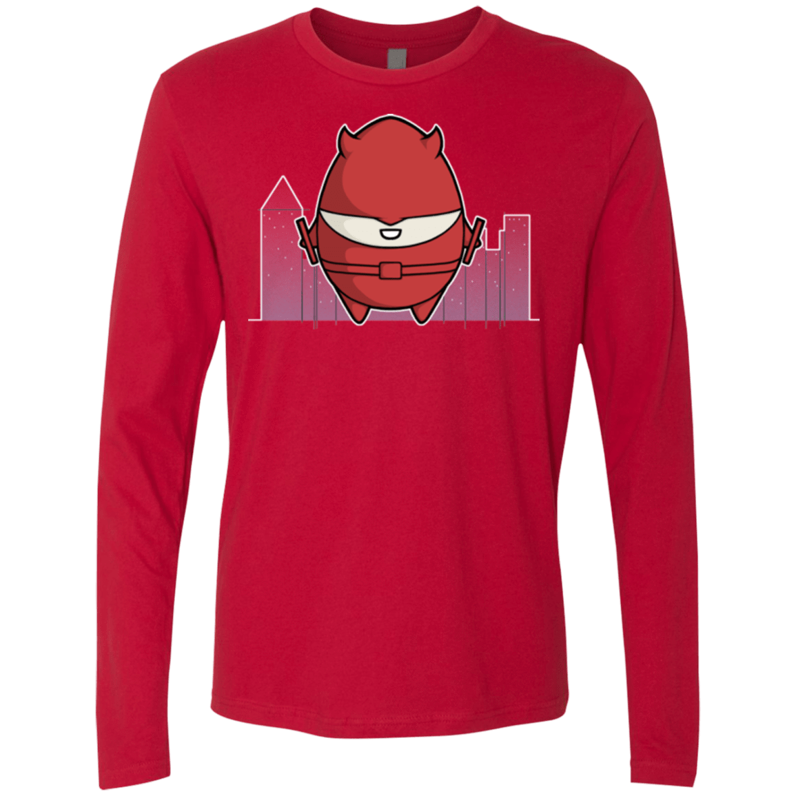 T-Shirts Red / Small Dare Devilled Egg Men's Premium Long Sleeve