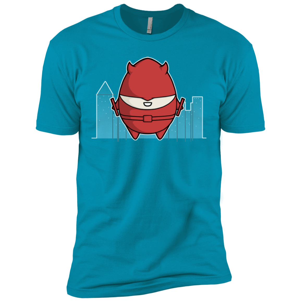T-Shirts Turquoise / X-Small Dare Devilled Egg Men's Premium T-Shirt