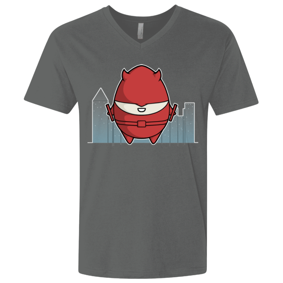 T-Shirts Heavy Metal / X-Small Dare Devilled Egg Men's Premium V-Neck