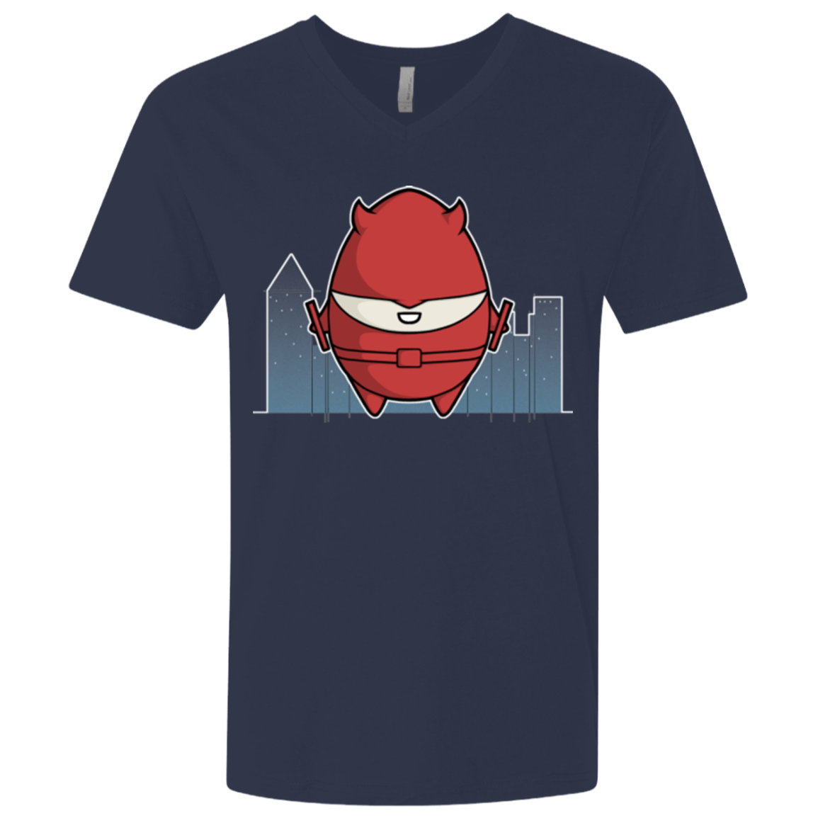 T-Shirts Midnight Navy / X-Small Dare Devilled Egg Men's Premium V-Neck