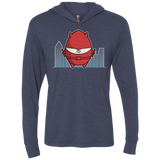 T-Shirts Vintage Navy / X-Small Dare Devilled Egg Triblend Long Sleeve Hoodie Tee