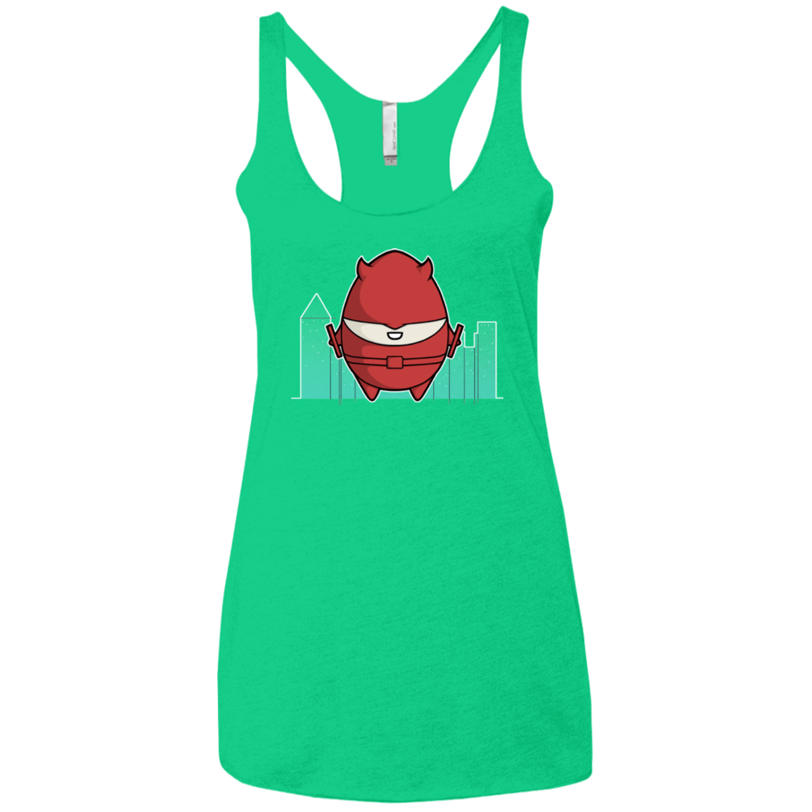T-Shirts Envy / X-Small Dare Devilled Egg Women's Triblend Racerback Tank