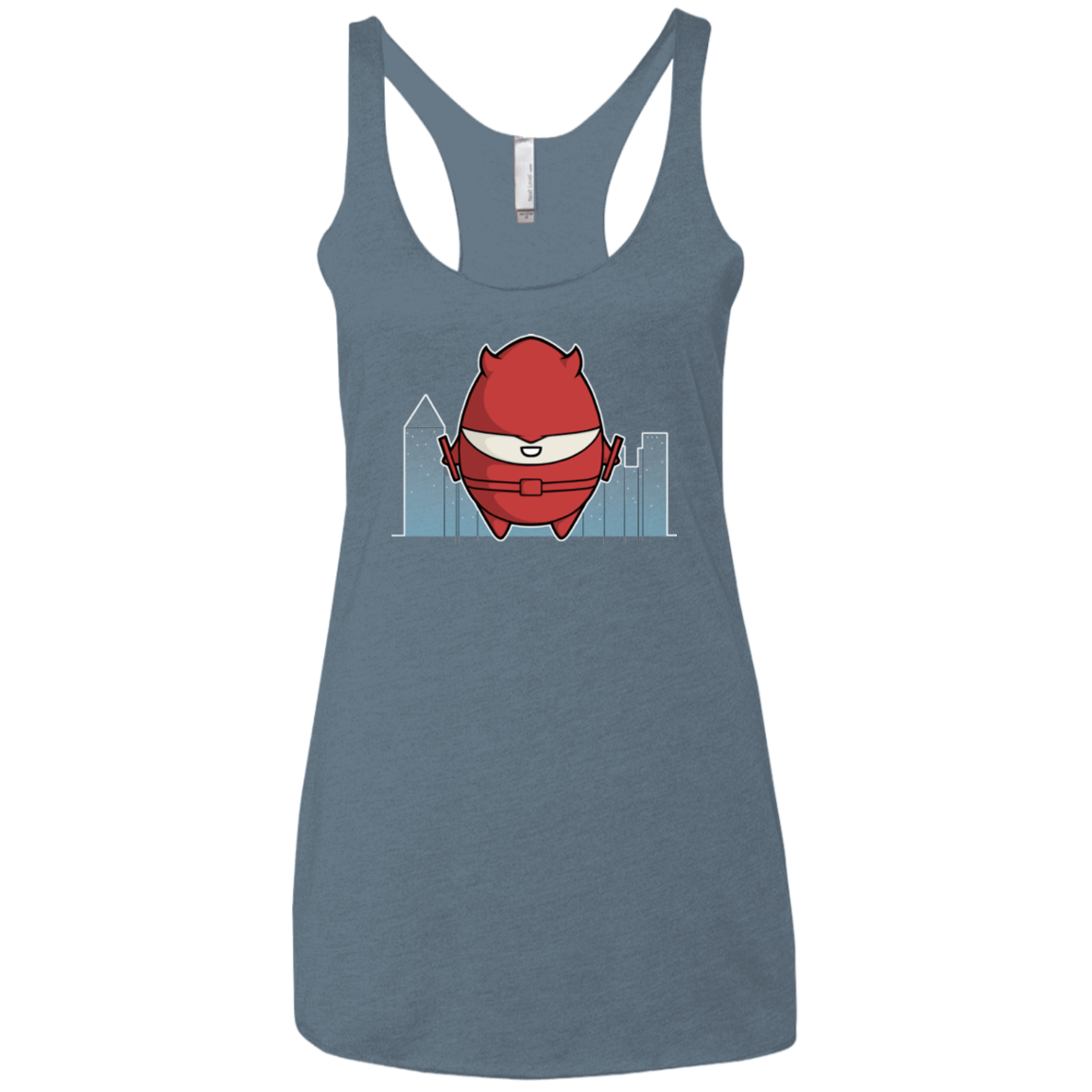 T-Shirts Indigo / X-Small Dare Devilled Egg Women's Triblend Racerback Tank