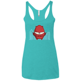 T-Shirts Tahiti Blue / X-Small Dare Devilled Egg Women's Triblend Racerback Tank