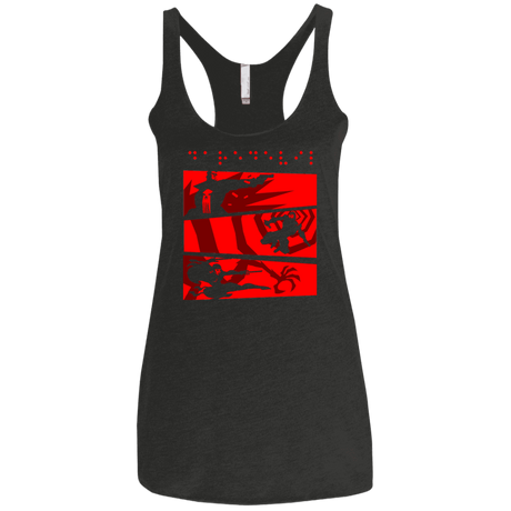 T-Shirts Vintage Black / X-Small Darecity Women's Triblend Racerback Tank