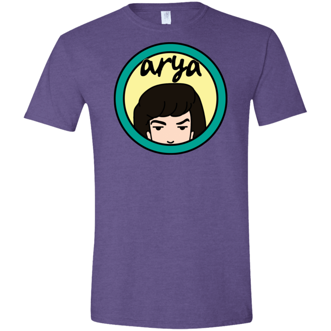 T-Shirts Heather Purple / S Daria Arya Men's Semi-Fitted Softstyle