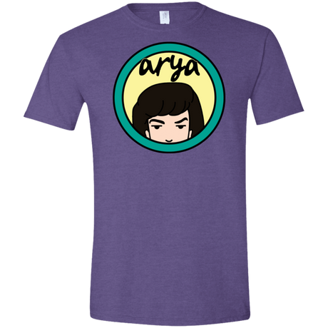 T-Shirts Heather Purple / S Daria Arya Men's Semi-Fitted Softstyle
