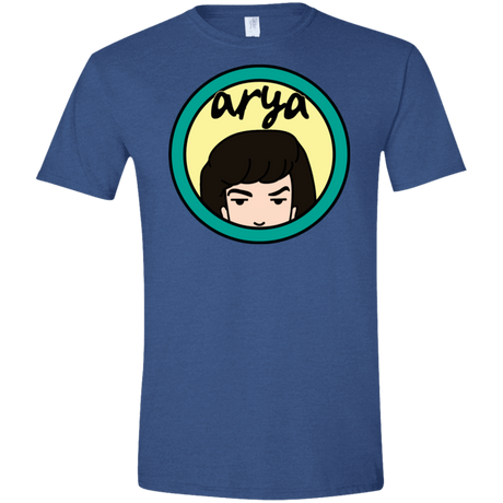 T-Shirts Heather Royal / X-Small Daria Arya Men's Semi-Fitted Softstyle