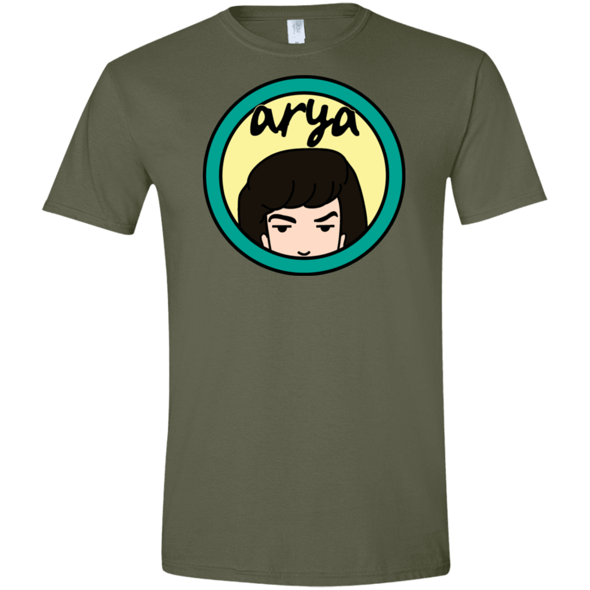 T-Shirts Military Green / S Daria Arya Men's Semi-Fitted Softstyle
