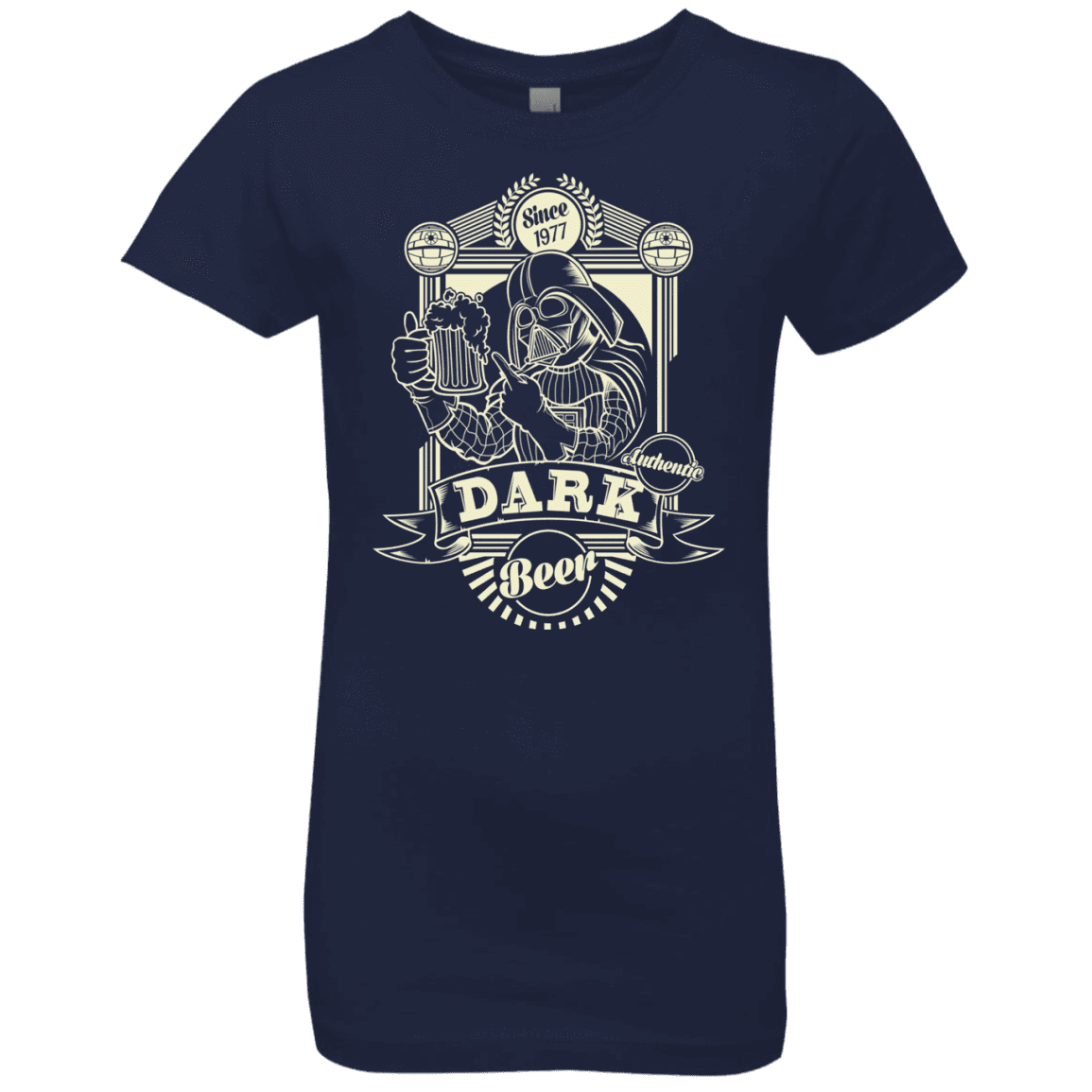 T-Shirts Midnight Navy / YXS Dark Beer Girls Premium T-Shirt