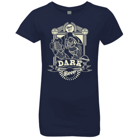 T-Shirts Midnight Navy / YXS Dark Beer Girls Premium T-Shirt