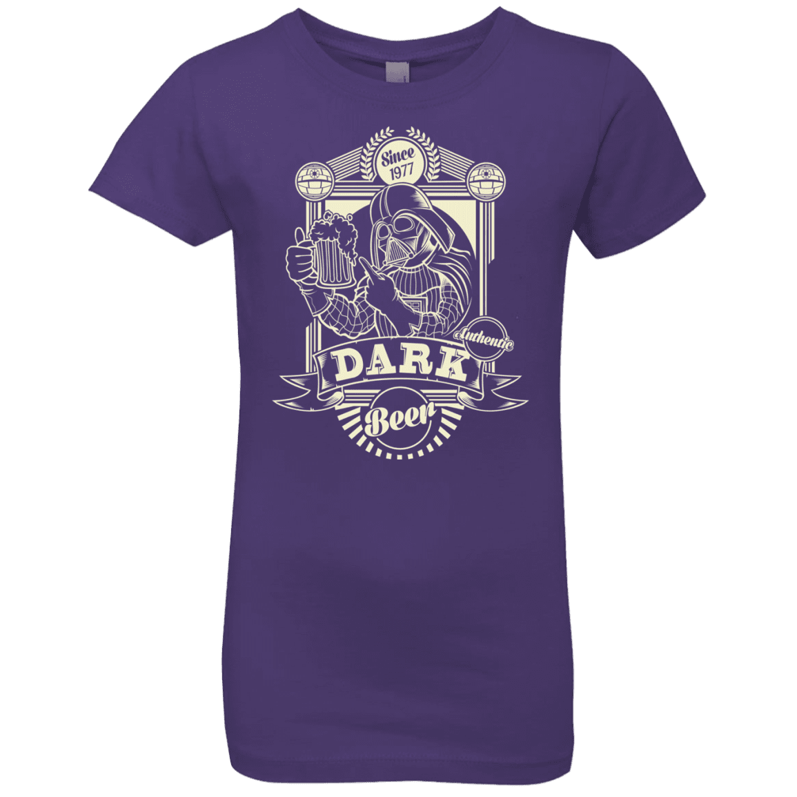 T-Shirts Purple Rush / YXS Dark Beer Girls Premium T-Shirt